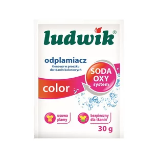Ludwik Odplamiacz tlenowy w proszku do koloru 30g - Środki do prania - miniaturka - grafika 1