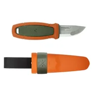 Noże - Nóż z pętlą na pasek Morakniv Eldris with Belt Loop (S) - Olive Green / Pomarańczowy - miniaturka - grafika 1