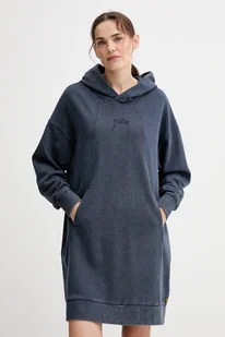 G-Star sukienka bawełniana kolor niebieski mini oversize D27165.D969 - Sukienki - miniaturka - grafika 1