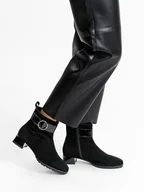 Botki damskie - ara Damskie botki Graz, czarne, 43 EU szerokie, czarny, 43 EU szeroki - miniaturka - grafika 1