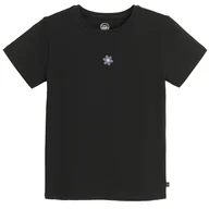 Koszulki dla dziewczynek - Cool Club, T-shirt dziewczęcy, czarny - miniaturka - grafika 1