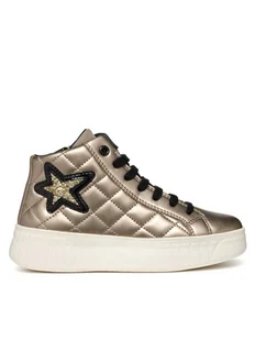 Geox Sneakersy J Mikiroshi Girl J46DVA 000NF C2229 S Złoty - Buty dla dziewczynek - miniaturka - grafika 1