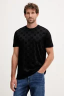 Koszulki męskie - Joop! t-shirt bawełniany męski kolor czarny z aplikacją 30046985 - miniaturka - grafika 1