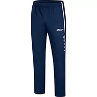 Spodenki męskie - JAKO Striker 2.0 męskie spodnie do noszenia na czas wolny i do biegania, długie, granatowe/białe, 3XL - miniaturka - grafika 1