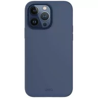 Etui i futerały do telefonów - UNIQ etui Lino Hue iPhone 15 Pro Max 6.7" Magclick Charging granatowy/navy blue - miniaturka - grafika 1