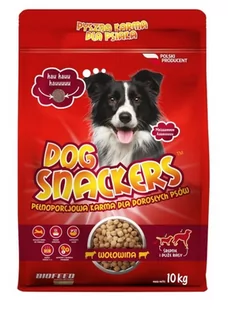 BIOFEED DOG SNACKERS ADULT WOŁOWINA 10KG - Sucha karma dla psów - miniaturka - grafika 1