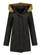 Kurtki damskie - Canadian Peak Płaszcz zimowy "Dinastipeak" w kolorze ciemnoszarym - miniaturka - grafika 1