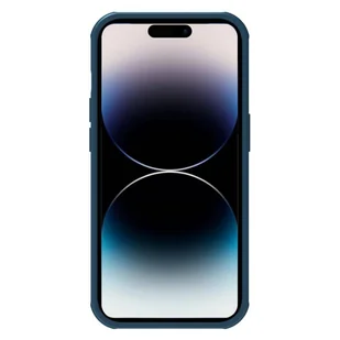 Nillkin Super Frosted Shield Pro etui iPhone 14 Pro Max pokrowiec na tył plecki niebieski - Etui i futerały do telefonów - miniaturka - grafika 4