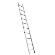 Drabiny - DRABEST Drabina przystawna aluminiowa 10 stopniowa BASIC tłoczona 150 kg - miniaturka - grafika 1