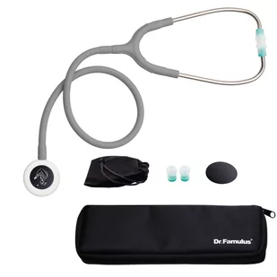 dr Famulus G8 PURE jasnoszary Stetoskop antybakteryjny - Urządzenia medyczne - miniaturka - grafika 3