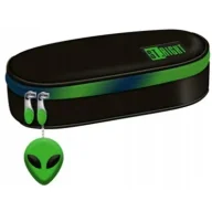 Piórniki - St. Majewski Piórnik saszetka z wewnętrzną klapką Green Power - miniaturka - grafika 1