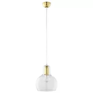 Lampy sufitowe - TK Lighting TKLIGHTING Mango 1002 lampa wisząca zwis 1x60W E27 złoty/transparentny - miniaturka - grafika 1