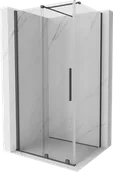 Kabiny prysznicowe - Mexen Velar kabina prysznicowa rozsuwana 110x120 cm, transparent, gun gray szczotkowany - 871-110-120-01-66 - miniaturka - grafika 1