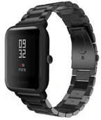 Akcesoria do smartwatchy - Xiaomi Amazfit Bip pasek bransoleta stalowa opaska - miniaturka - grafika 1