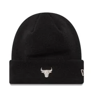 Czapki męskie - Czapka New Era Metallic Cuff Beani 60565216 Czarny - miniaturka - grafika 1
