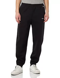 Spodenki męskie - Champion Męskie spodnie treningowe Eco Future Fleece Elastic Cuff, czarny, XL - grafika 1