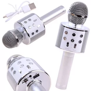 Mikrofon bezprzewodowy karaoke głośnik IN0136 - Zabawy w naśladowanie dorosłych - miniaturka - grafika 1