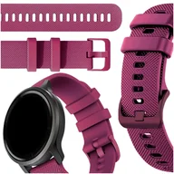 Akcesoria do smartwatchy - Pasek do Huawei Watch GT 5 46mm smartwatch malinowa opaska 22mm (Malinowy) - miniaturka - grafika 1