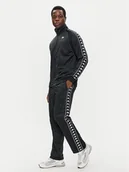 Dresy męskie - Kappa Dres 3500060 Czarny Regular Fit - miniaturka - grafika 1