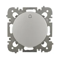 Wyłączniki światła i elektryczne - LEXMAN Przycisk dzwonka Ardea Srebrny LEXMAN - miniaturka - grafika 1