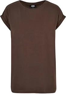 Urban Classics Damski t-shirt damski ze stretchu z dżerseju, brązowy, 4XL - Koszulki i topy damskie - miniaturka - grafika 1