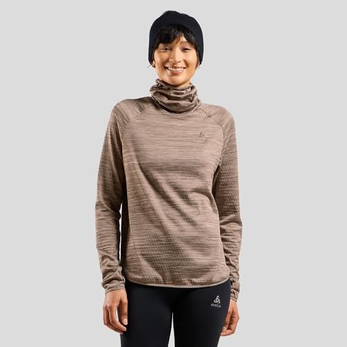 Odlo Koszulka do biegania damska z długim rękawem Essential Thermal I Sport Top I koszulka sportowa I Midlayer I koszulka fitness