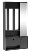 Meble do przedpokoju - Grafitowa Garderoba Do Przedpokoju C6-G52 - miniaturka - grafika 1