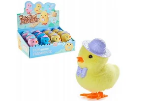 Kurczak w kapeluszu 1szt - mix - zabawka - Zabawki sensoryczne - miniaturka - grafika 1