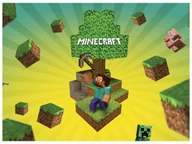 Ciasta i półprodukty do ciast - Dekoracyjny opłatek tortowy Minecraft - A4 - miniaturka - grafika 1