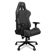 Fotele i krzesła biurowe - Fotel komputerowy biurowy YUMISU 2050 Magnetic Tkanina Gray Pink - miniaturka - grafika 1