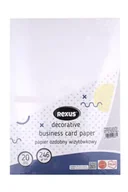 Szkolne artykuły papiernicze - Papier wizytówkowy A4/20K biały Duży Młotek - Beniamin - miniaturka - grafika 1