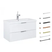 Szafki łazienkowe - JELLOW 167215S Zestaw łazienkowy - szafka z umywalką ceramiczną 80cm. - miniaturka - grafika 1