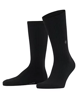 Burlington Mężczyźni Skarpety Boston M SO Organiczna Bawełna jednokolorowe 1 Para, Czarny (Black 3000), 40-46 - Skarpetki męskie - miniaturka - grafika 1