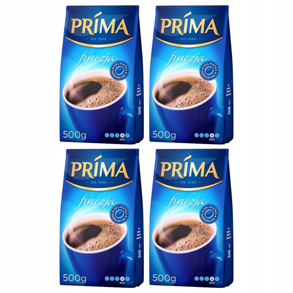 Kawa mielona Prima Finezja 4x 500g