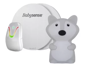 BabySense Monitor oddechu 7 + Lisek NOAH Lampka nocna LED nowej generacji sterowana ze smartfona. - Elektroniczne nianie i monitory oddechu - miniaturka - grafika 1