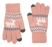 Rękawiczki - Rękawiczki Damskie Młodzieżowe Zimowe Ciepłe Casualowe Uniwersalne Dotykowe - miniaturka - grafika 1