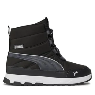 Śniegowce Puma Evolve Boot Jr 392644 01 Czarny - Buty dla chłopców - miniaturka - grafika 1