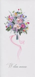 Karnet Imieniny I 15 - Bukiet - artykuł papierniczy - Kartki okolicznościowe i zaproszenia - miniaturka - grafika 1