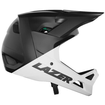 LAZER Chase KinetiCore Biało-czarny mat Full Face ( XL)