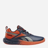 Buty dla chłopców - Buty sportowe chłopięce do biegania Reebok Rush Runner 5.0 Syn 100205237 38 (5.5UK) Ciemnogranatowy/Pomarańczowy (1200143773666) - miniaturka - grafika 1