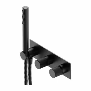 Omnires CT8035/1AT CT8035/1AT CONTOUR bateria prysznicowo-wannowa podtynkowa z r$203czk$204 prysznicow$205 antracyt - Baterie podtynkowe - miniaturka - grafika 1