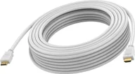 Kable komputerowe i do monitorów - Kabel Vision VISION Professionelles Installations-HDMI-Kabel - LEBENSLANGE GARANTIE - 8K bei 30 Hz - HDMI-Version 2.1 - 48 Gbps - doppelt abgeschirmt - vergoldete Stecker - HDMI M auf HDMI M - Aussendurchmesser 9,5 mm - AWG 26 - 15 m - weiss - miniaturka - grafika 1
