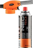 Akcesoria do lutowania - Neo Palnik gazowy nakręcany + nabój z gazem butan, 227g - miniaturka - grafika 1