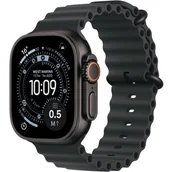 Smartwatch - Apple Watch Ultra 3 GPS + Cellular 49mm Tytanowa czarny pasek Ocean Czarny - miniaturka - grafika 1