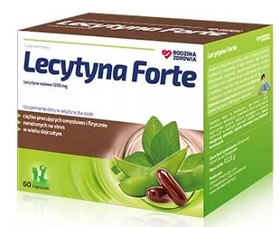 SILESIAN PHARMA Rodzina Zdrowia Lecytyna Forte, 60kaps. - Suplementy naturalne - miniaturka - grafika 1