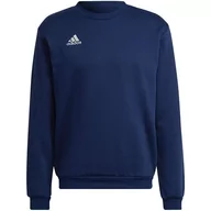 Koszulki męskie - Bluza sportowa męska Adidas Entrada 22 Sweat Top sportowy Granatowa H57480-Xs - miniaturka - grafika 1