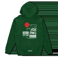 Odzież do sportów motorowych - Bluza z kapturem Lexus IS IS200 zielona-L - miniaturka - grafika 1