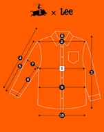 Koszule męskie - Lee LEESURE SHIRT Vintage Blue bawełniana koszula sztruksowa męska M - miniaturka - grafika 1