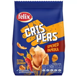 Felix KETTLE CRISPERS WĘDZONA PAPRYKA 140G. zakupy dla domu i biura! 44712628 - Orzeszki - miniaturka - grafika 1