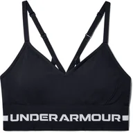 Biustonosze - Damski Stanik sportowy UNDER ARMOUR UA SEAMLESS LOW LONG BRA 1357719-001 – Czarny - miniaturka - grafika 1
